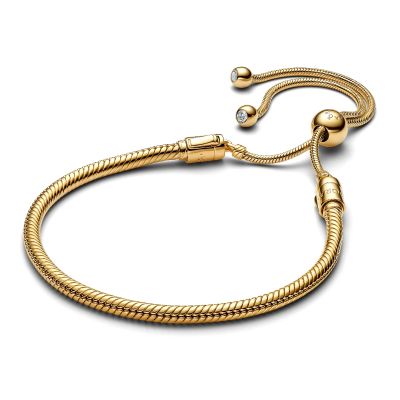 Pandora Schlangen-Gliederarmband mit Schiebeverschluss Vergoldet 563580C01