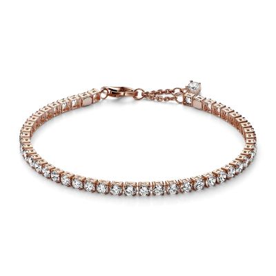 Pandora 581469C01 Tennisarmband Damen Funkelnd Rosé Vergoldet