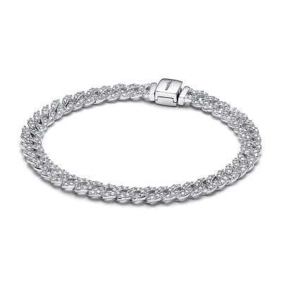 Pandora 593008C01 Gliederarmband Damen Timeless Pavé Zirkonia Sterling-Silber