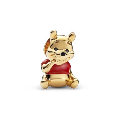Pandora Disney 762212C01 Charm Damen Winnie Puuh Bär 14 Karat Vergoldet
