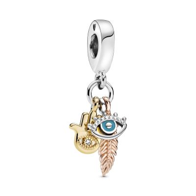 Pandora Rose 768785C01 Charm-Anhänger Hand der Fatima Auge der Vorsehung