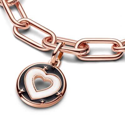Pandora Me 783080C01 Medaillon-Charm Damen Herzen Rosévergoldet