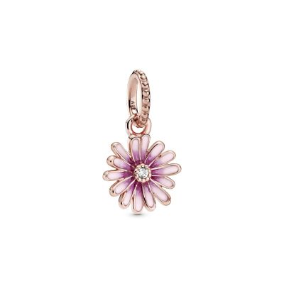 Pandora Rose 788771C01 Charm-Anhänger Rosafarbenes Gänseblümchen