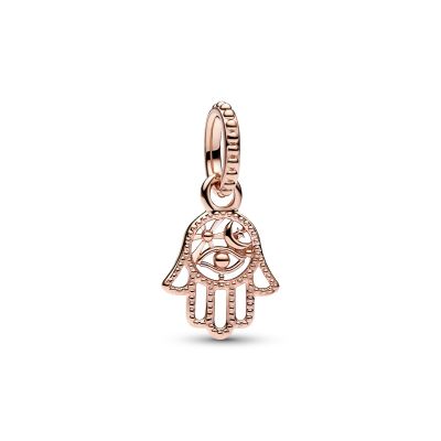Pandora 789144C00 Charm-Anhänger Damen Hand der Fatima Rosé Vergoldet