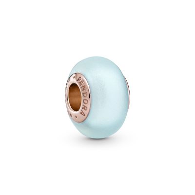 Pandora Rose 789420C00 Charm Damen Murano-Glas Mattblau