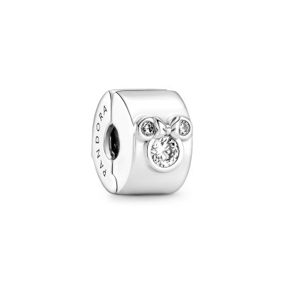 Pandora Disney 790111C01 Clip-Charm Micky Maus & Minnie Maus Sterling-Silber