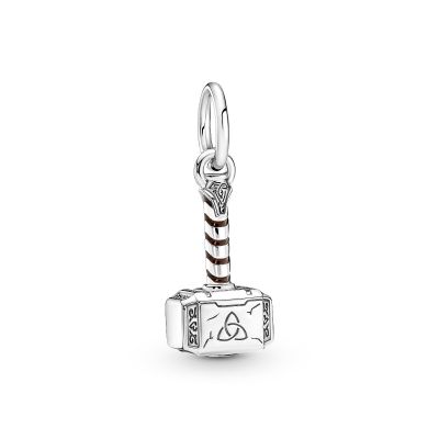 Pandora Marvel 790483C01 Charm-Anhänger Damen The Avengers Thors Hammer Silber