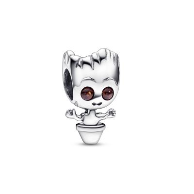 Pandora Marvel 792554C01 Charm Guardians Of The Galaxy Tanzender Groot Silber
