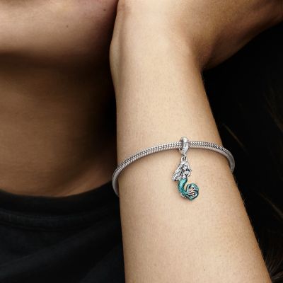 Pandora Disney 792695C01 Charm-Anhänger Damen Arielle Die Meerjungfrau Silber