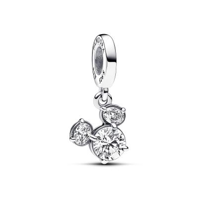 Pandora Disney 793031C01 Charm-Anhänger Micky Maus Funkelnder Kopf Silhouette