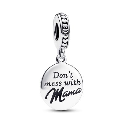 Pandora Charm Damen Mama Gravierbar Sterling-Silber Emaille 793204C01