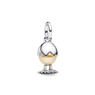 Pandora Charm-Anhänger Damen Osterei Perle Sterling-Silber 793748C01