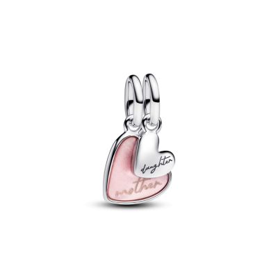 Pandora Charm-Anhänger Damen Teilbar Mutter Tochter Silber 793766C01