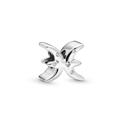 Pandora Charms Damen Funkelnde Fische Sterling-Silber 798426C01