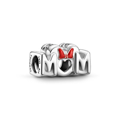 Pandora Disney 799363C01 Charm Damen Minnie Maus Schleife Mum Sterling-Silber