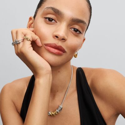 Pandora Ring Damen Unendlichkeitsknoten Zirkonia Vergoldet 163759C01