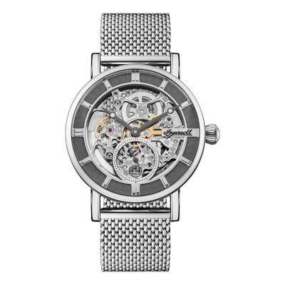 Ingersoll I00405B Damen-Uhr The Herald Analog Automatik Edelstahl-Band Ø 40 mm