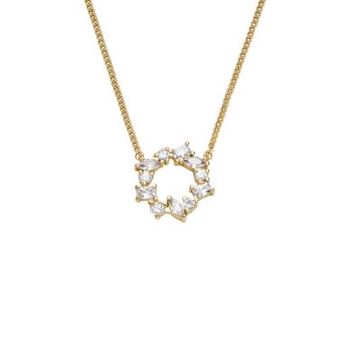 Fossil Halskette mit Anhänger Ellis Mixed Shapes Goldton JA7295710