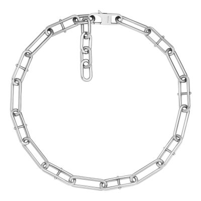 Fossil JF04503040 Halskette Damen Heritage D-Link Edelstahl