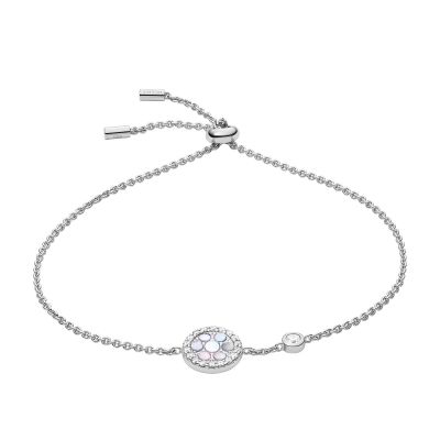 Fossil JFS00519040 Armband Damen Perlmutt Sterling-Silber 