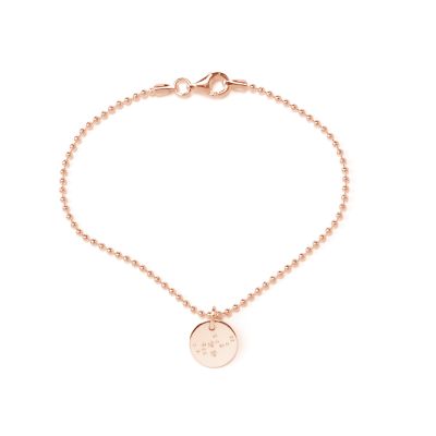 Beka & Bell 5001R Armband Soli Sternzeichen Ø 10 mm Silber Roségold