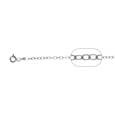 Xenox Halskette Damen Ankerkette Sterlingsilber 42 cm KAO026/42