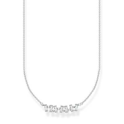 Thomas Sabo KE2095-051-14 Halskette Damen Weiße Steine Silber 