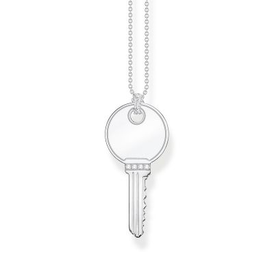 Thomas Sabo KE2131-051-14 Halskette mit Anhänger Damen Schlüssel Sterling-Silber