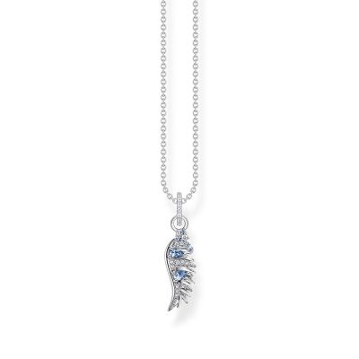 Thomas Sabo Halskette-Anhänger Phönix-Flügel Silber 45 cm KE2168-644-1
