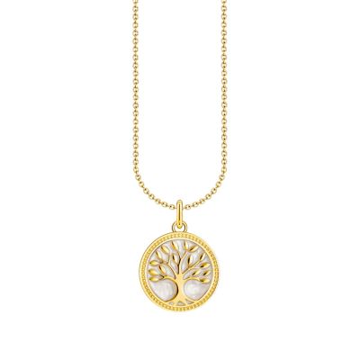 Thomas Sabo Kette-Anhänger Damen Tree of Love Vergoldet KE2220-427-39
