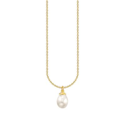 Thomas Sabo Halskette mit Anhänger Damen Perle Vergoldet KE2238-430-14