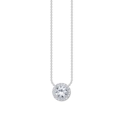 Thomas Sabo Halskette mit Anhänger Damen Stein Silber KE2279-051-14-L45V