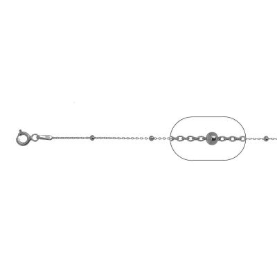 Xenox KFA009/45 Halskette Damen Basic 925/- Sterlingsilber rhodiniert 45 cm