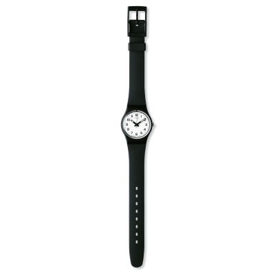 Swatch LB153 Damen-Uhr Something New Silikon Schwarz Ø 25 mm