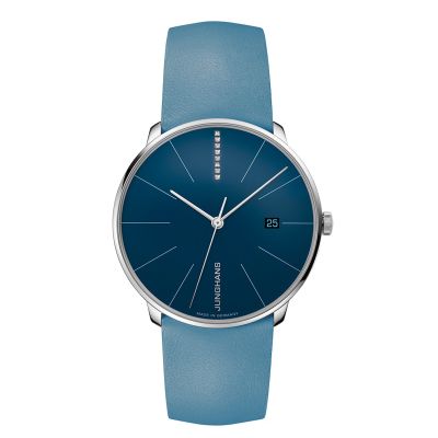 Junghans 27/4356.00 Damen-Uhr Meister Fein Automatic Leder-Armband