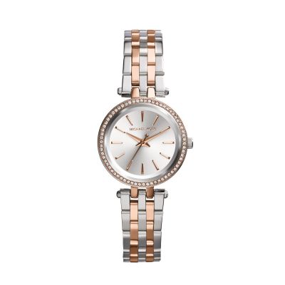 Michael Kors Damen-Uhr Darci Analog Quarz Edelstahl-Armband MK3298 
