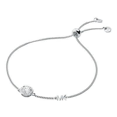 Michael Kors MKC1206AN040 Armband Damen Pavé Zirkonia Logo Sterling-Silber 