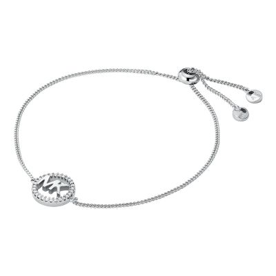 Michael Kors MKC1246AN040 Armband Damen Logo Pavé Zirkonia Sterling-Silber