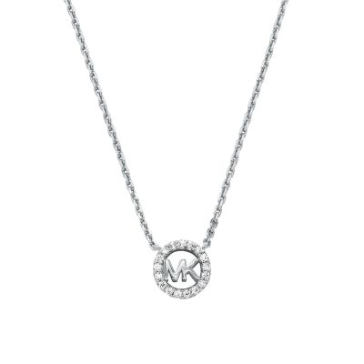 Michael Kors Halskette mit Pavé-Anhänger Zirkonia Silber MKC1726CZ040
