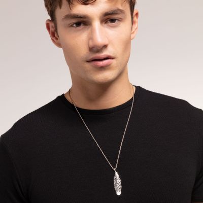 Thomas Sabo PE884-643-11 Ketten-Anhänger Herren Feder Sterling Silber