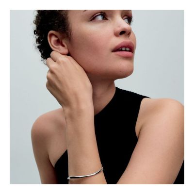 Pandora Essence Armreif Damen Organisch Geformt Silber 593317C00