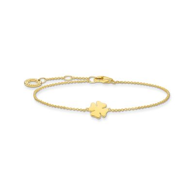 Thomas Sabo Armband Damen Kleeblatt Vergoldet SCA150319