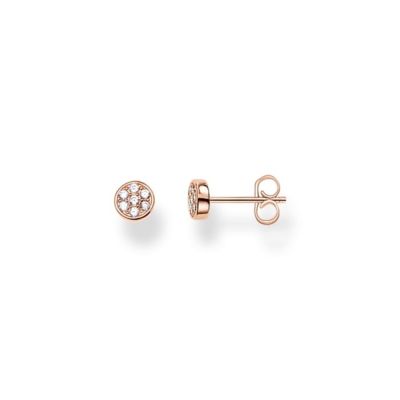 Thomas Sabo Ohrstecker Damen Sparkling Circles Rosévergoldet SCH150025