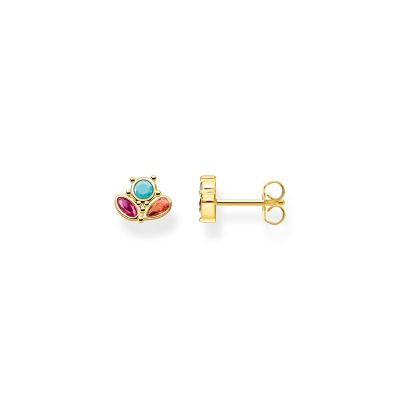 Thomas Sabo SCH150332 Ohrstecker Damen Farbige Steine Silber Vergoldet