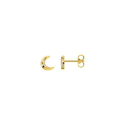 Thomas Sabo Ohrstecker Damen Mondförmig mit Steinen Vergoldet SCH150335