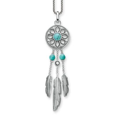 Thomas Sabo Halskette mit Anhänger Traumfänger Silber SCKE150162