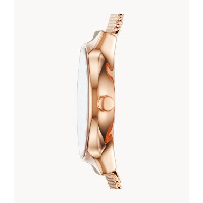 Skagen SKW2665  Damen-Uhr Freja Analog Quarz Milanaise Edelstahl-Band Roségold Ø 26 mm