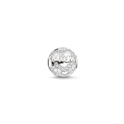 Thomas Sabo 	K0190-625-14 Karma Bead Mum Zirkonia Silber