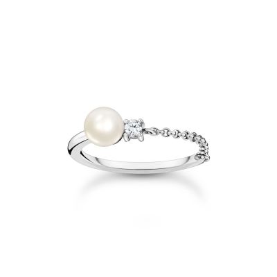 Thomas Sabo Ring Damen Süßwasserzuchtperle Silber TR2369-167-14