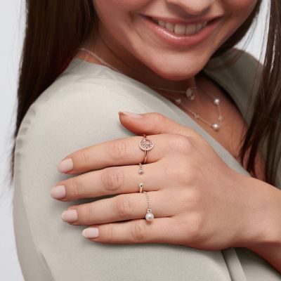 Thomas Sabo Ring Damen Süßwasserzuchtperle Silber TR2369-167-14
